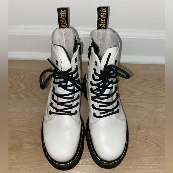 Dr. Martens Jadon Platform Boot - White Size 5 - Picture 3 of 8